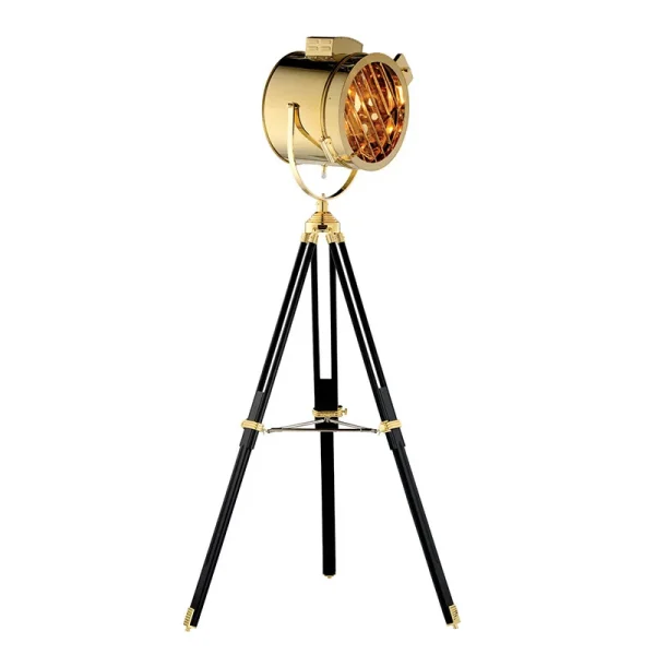 Luminária Piso Industrial Tripé Studio Set