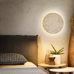Arandela Disco Vintage Natural Pedra - Imagem 4