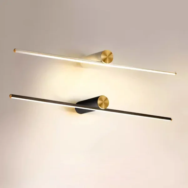 Arandela Linear Branco ou Preto Para Quadros e Espelhos