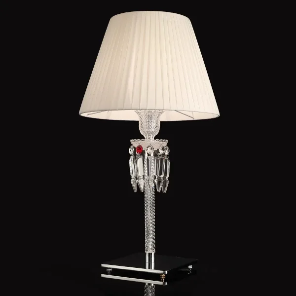 Abajur Réplica Baccarat Cúpula Preta ou Branca