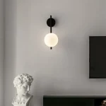 Arandela Design Americano Bola Branca - Imagem 2