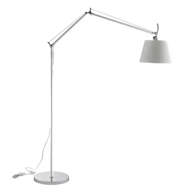 Luminária De Chão Industrial Design Italiano Com Balancim