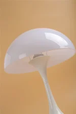 Luminária Chão Cogumelo Branca Leitosa - Imagem 4