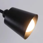 Luminária De Chão Cúpula Dupla Preto ou Branca - Imagem 3