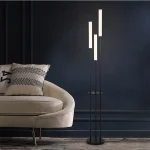 Luminária De Chão Linear Tubo Branco
