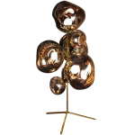 Luminária De Chão Policarbonato Lava Vulcânica Design Italiano