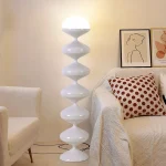 Luminária De Chão Vintage Branco Ou Preto - Imagem 2
