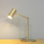 Luminária De Mesa Dourado Home Office - Imagem 3