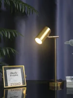 Luminária De Mesa Dourado Home Office - Imagem 4