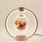 Luminária De Mesa Levitação Magnética Flor flutuante - Imagem 2