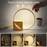 Luminária De Mesa Toque Com Despertador - Imagem 3