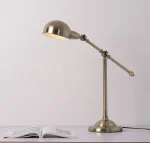 Luminária Mesa Bronze Articulada Design Americano - Imagem 3