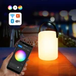 Luminária Mesa Portátil Sem Fio LED RGB - Imagem 3