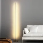 Luminária Minimalista Linear Alumínio e Luz de LED - Imagem 3