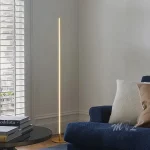 Luminária Minimalista Linear Alumínio e Luz de LED - Imagem 2