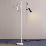 Luminária Minimalista Linear Com Spot Foco led Direcionável