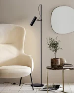 Luminária Minimalista Linear Com Spot Foco led Direcionável - Imagem 3