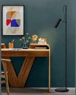 Luminária Minimalista Linear Com Spot Foco led Direcionável - Imagem 4