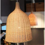 Luminária Pendente Bambu Vime Rattan - Imagem 3