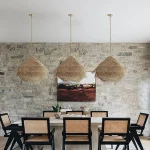 Luminária Pendente Rattan Wabi-Sabi Estilo Anitta - Imagem 3
