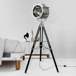 Luminária Piso Industrial Tripé Studio Set - Imagem 2