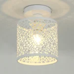Luminária Sobrepor 15cm Diâmetro Redondo Gaiola