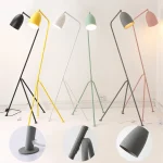 Luminária Tripé Designer Dinamarquês Cúpula Oval - Imagem 2