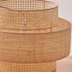 Lustre Rattan Wabi-Sabi Acabamento Natural - Imagem 3