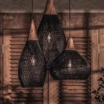 Pendente Design Japonês Artesanal Rattan - Imagem 4