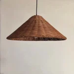 Pendente Rattan Vintage Marrom ou Bege - Imagem 3