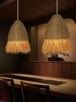 Pendente Retro Wabi Sabi Rattan - Imagem 3